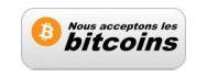 Nous acceptons les bitcoins : 0.001 BTC
